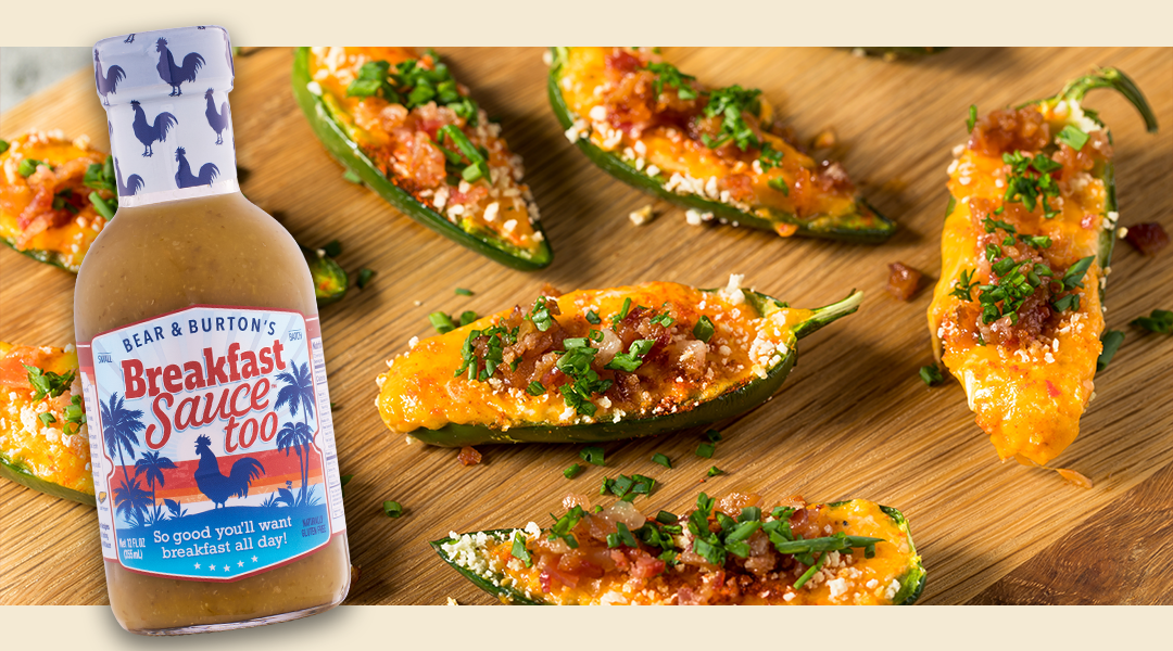 Bear & Burton's Breakfast Sauce Too BBQ Brisket-Stuffed Jalapeños