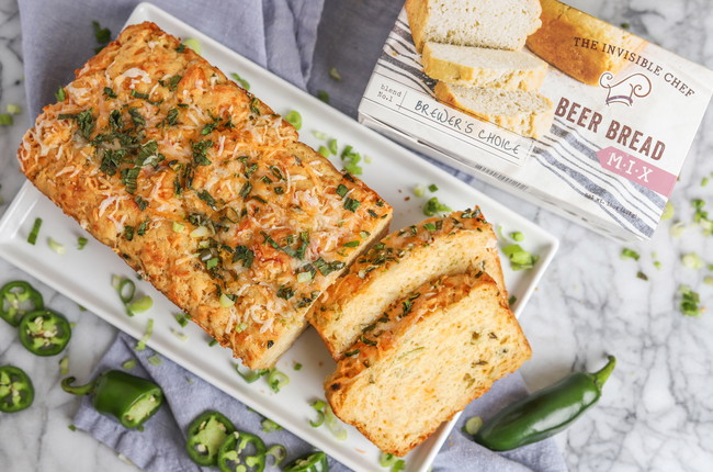 Image of Cheesy Jalapeño Beer Bread