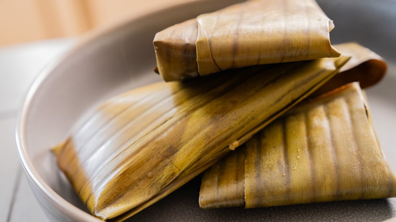 Image of Tamales with Banana Leaves