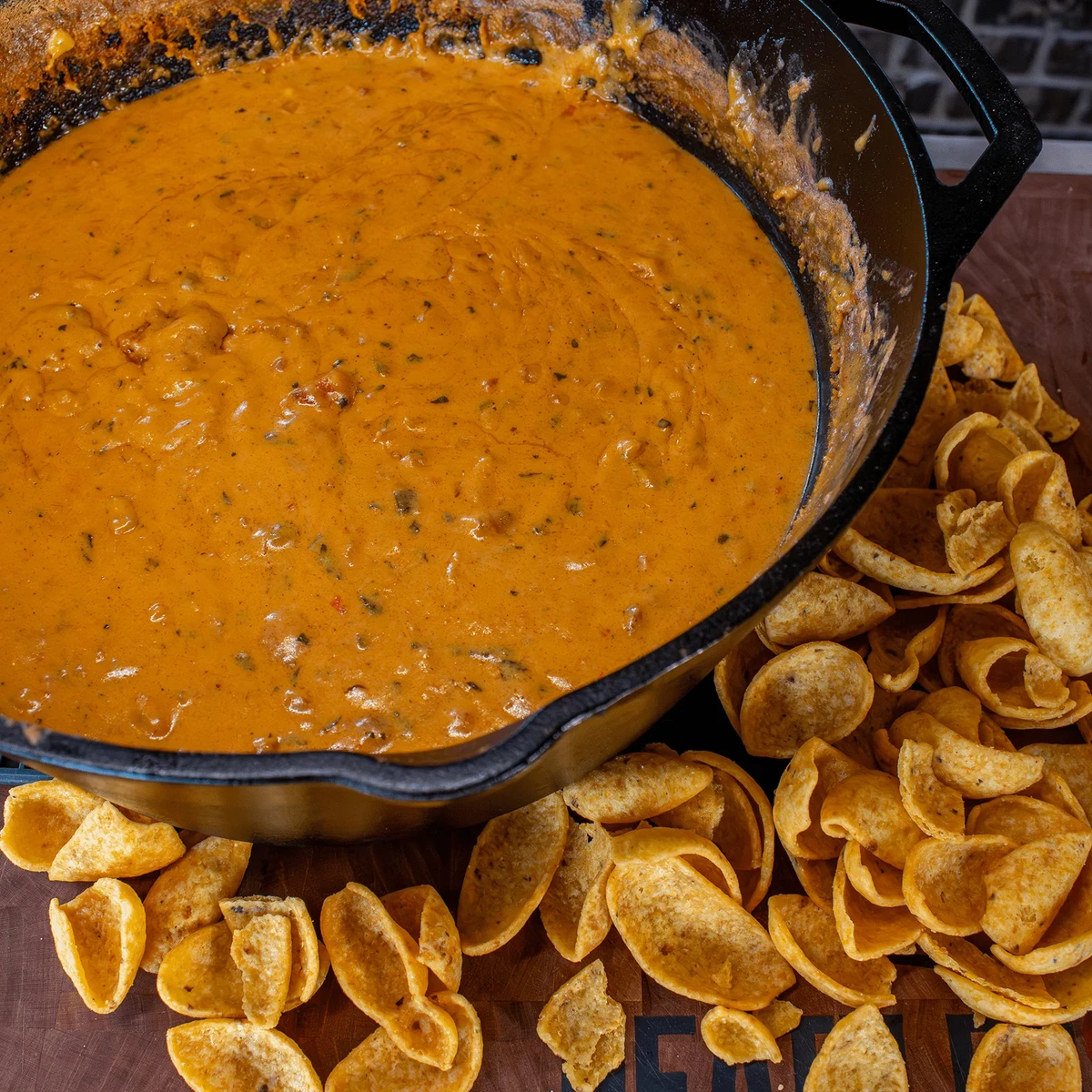 Chorizo Queso on the Traeger Timberline