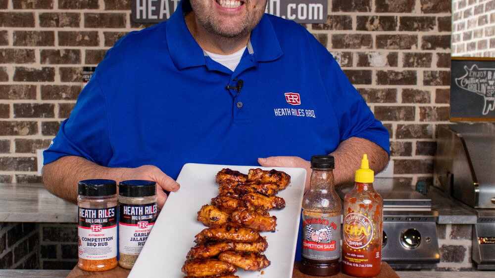 Image of Heath's Party Wings on the Weber Kettle Grill