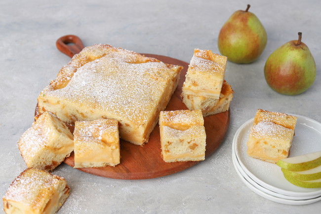 Image of Citrus Pear Pudding Cake