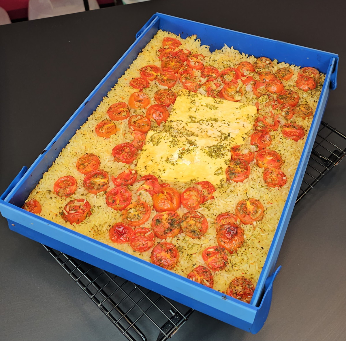 Gebackener Feta-Reis