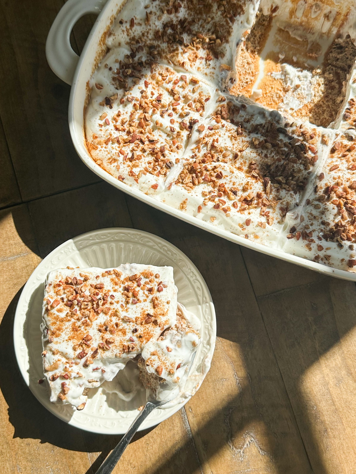 Carrot Cake Protein N’Oatmeal Squares