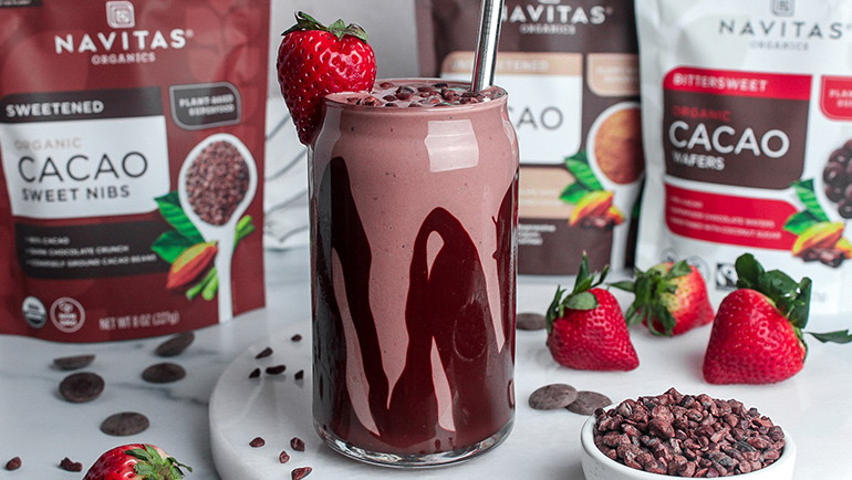 Image of Chocolate-covered Strawberry Smoothie