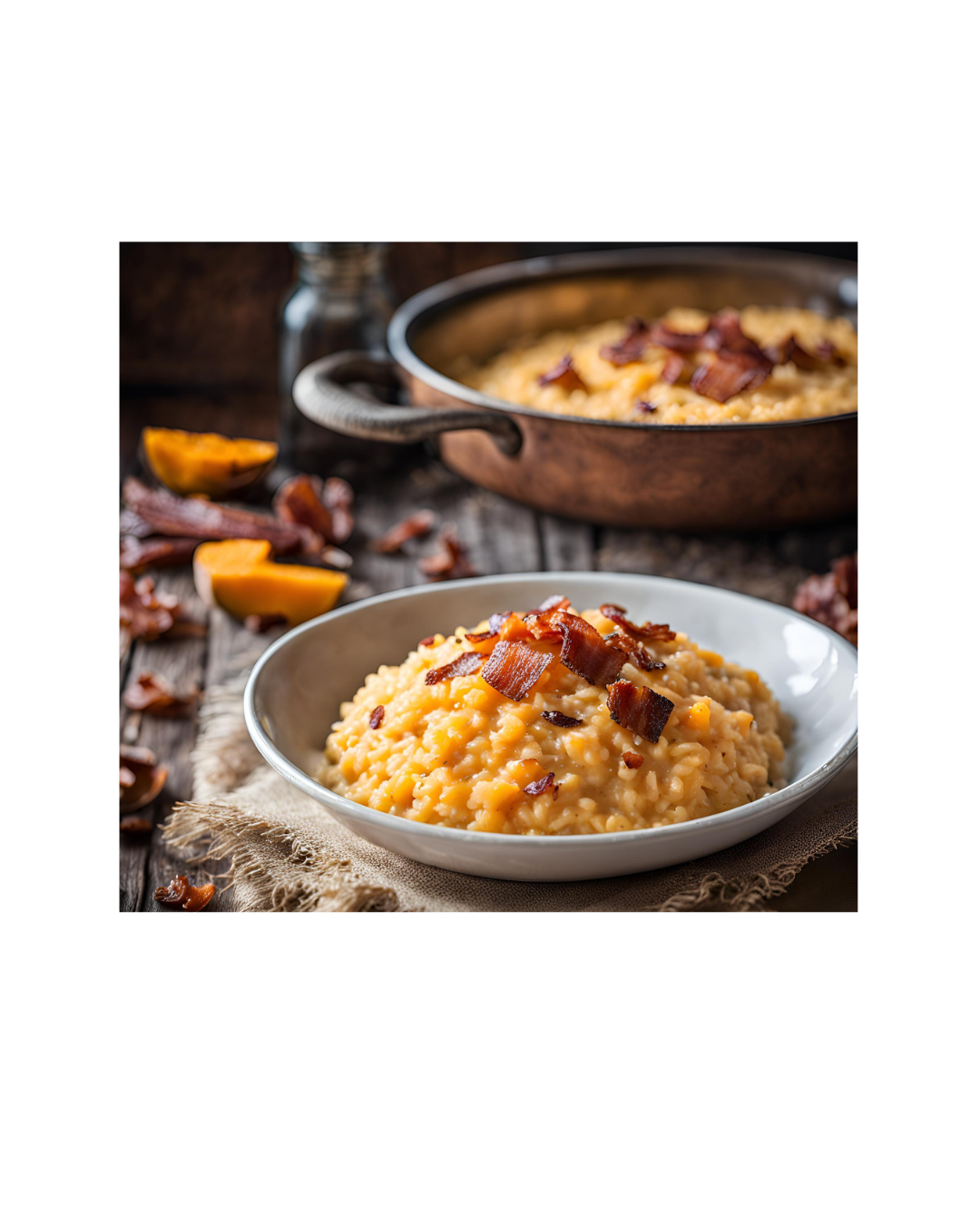 Bacon Butternut Risotto