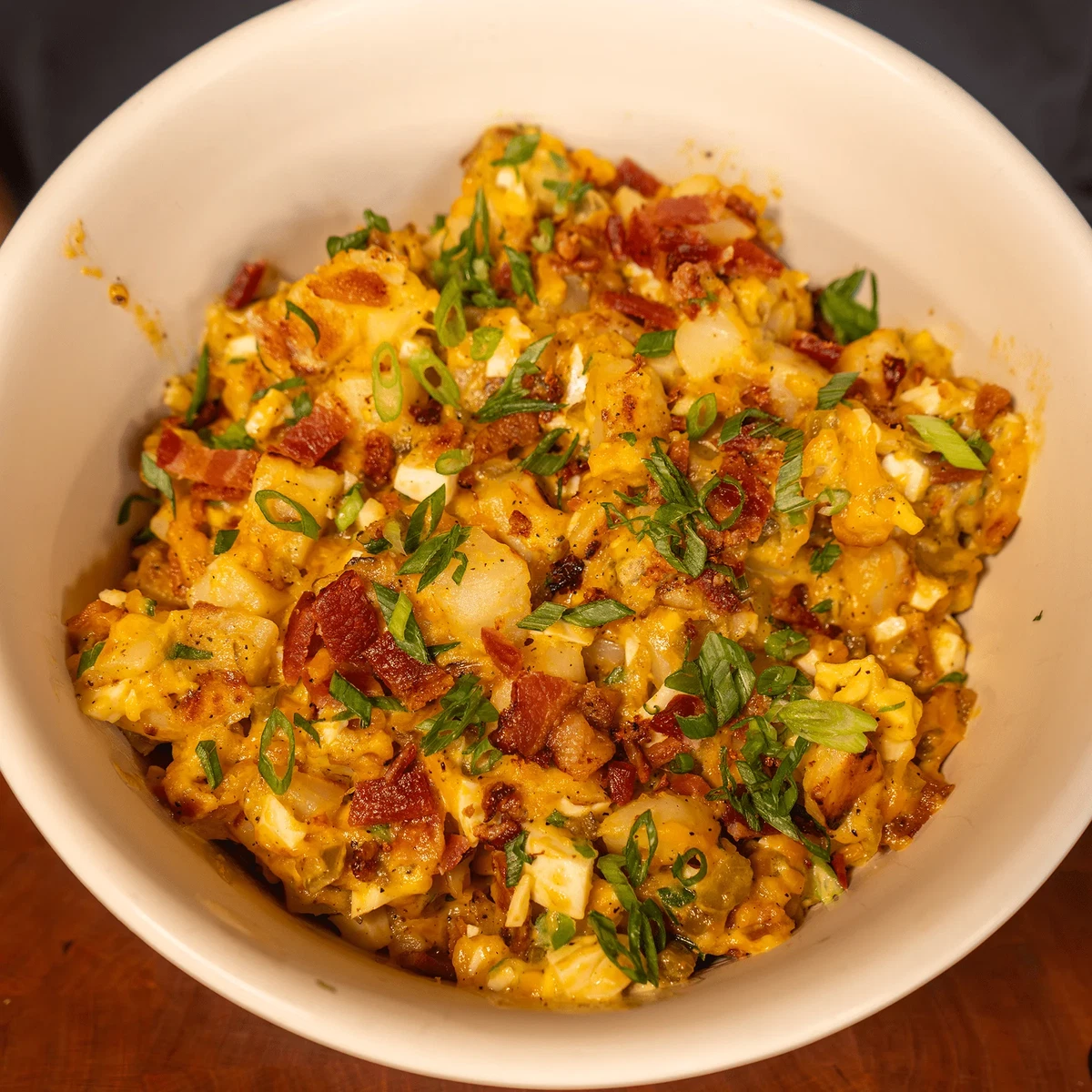 Loaded Jalapeǹo Popper Potato Salad On the Traeger Flatrock Flat Top 