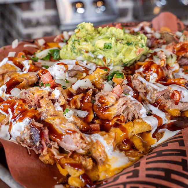 Loaded BBQ Cheese Fries On the Traeger Flatrock Flat Top Grill