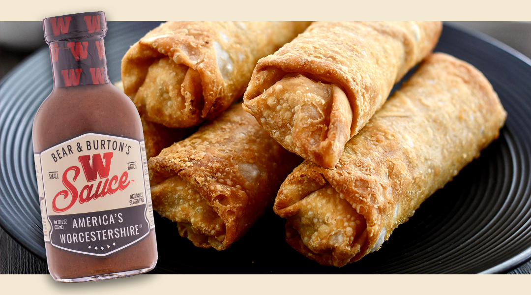 Bear & Burton's W Sauce Cajun Egg Rolls