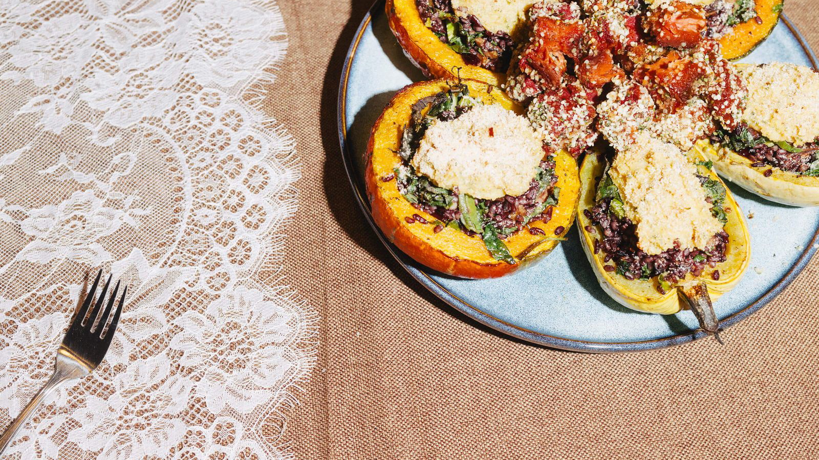 Stuffed Spaghetti Baked Spaghetti Squash Spaghetti Healthy - Main Image