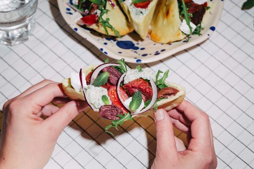 Image of Vegan Greek Lamb Pita
