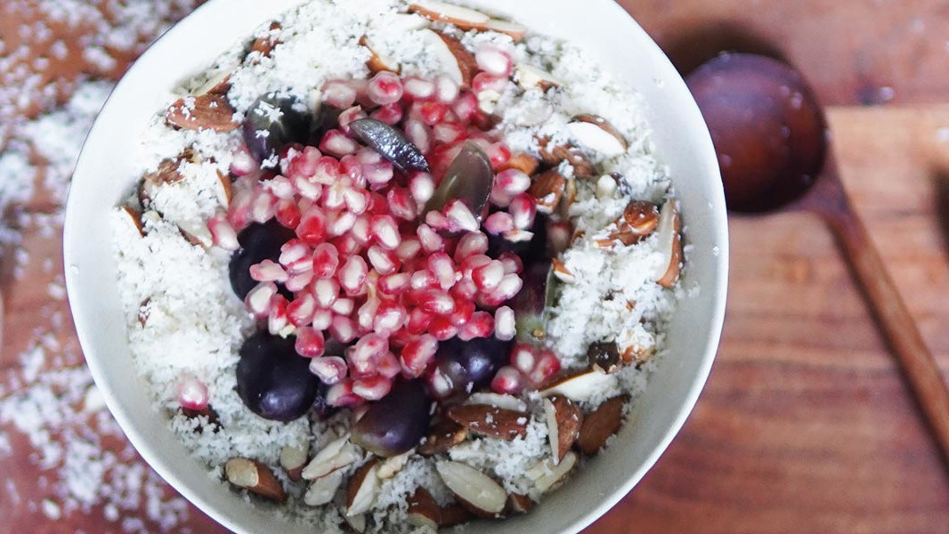 Image of Luftiges Amaranth-Mandel-Porridge