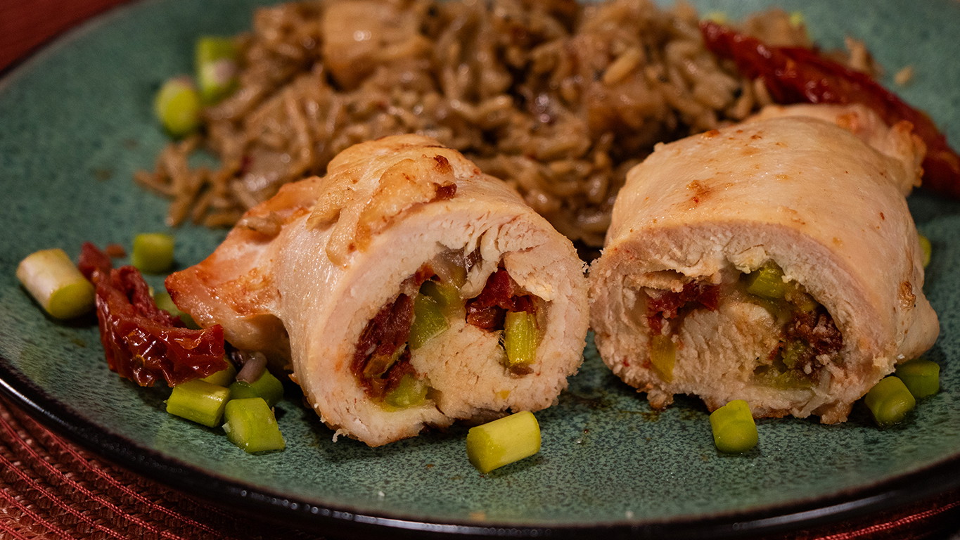 Image of Stuffed Chicken Pinwheels