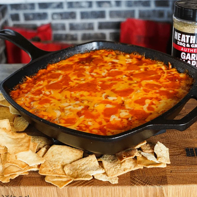 Smoked buffalo chicken dip