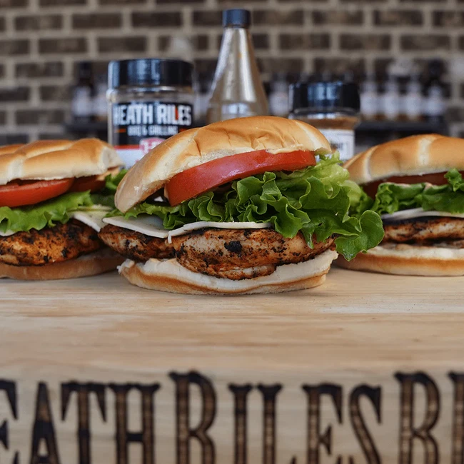 Spicy cajun chicken sandwich