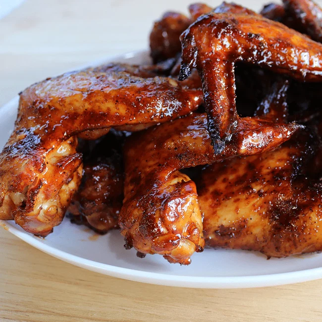 Smoked honey sriracha wings