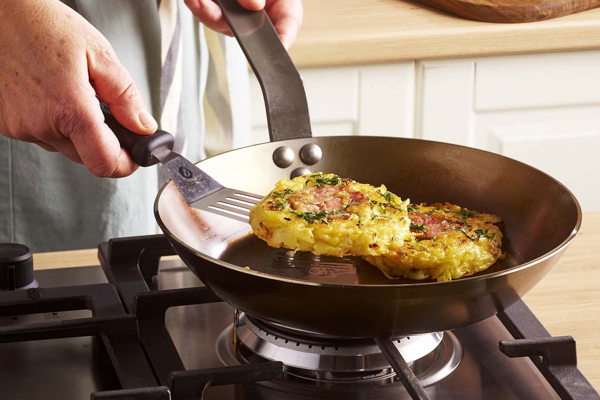 Potato rösti with smoked chorizo