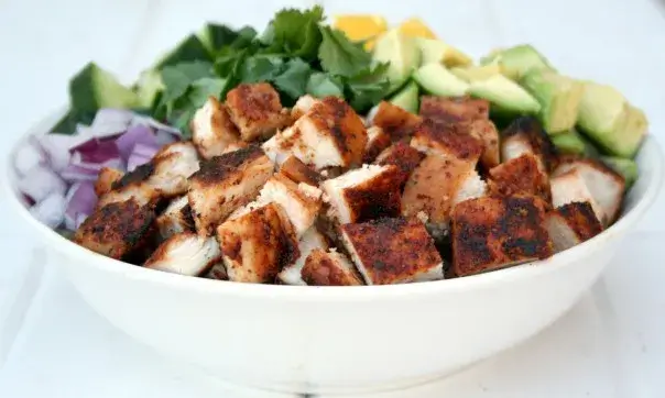 Chipotle Chicken Mango Salad