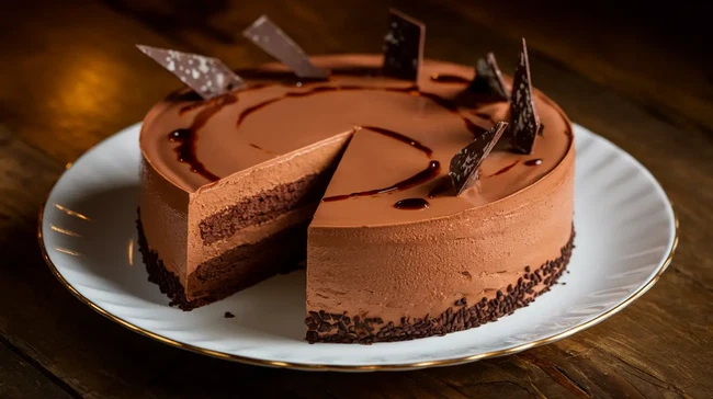 Image of Chocolate Mousse Cake Recipe UK