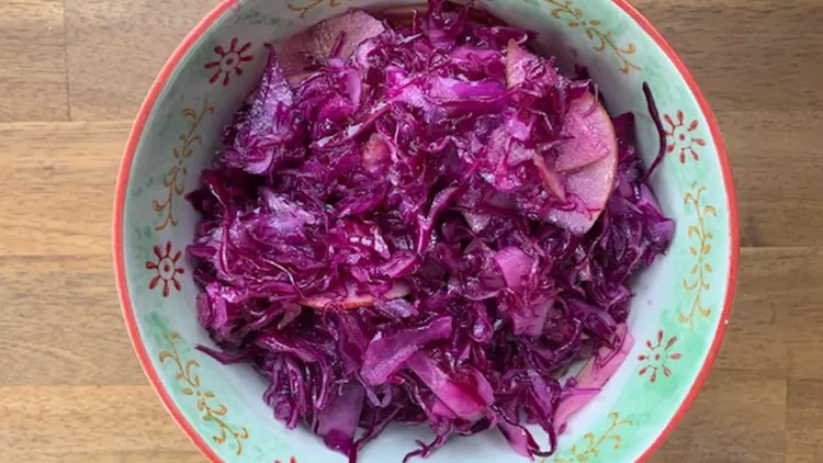 Image of Red Cabbage & Apple Salad