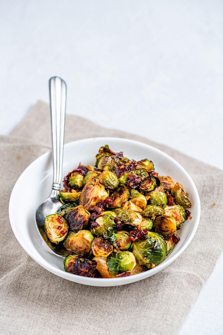 Roasted Brussels Sprouts with Balsamic Glaze
