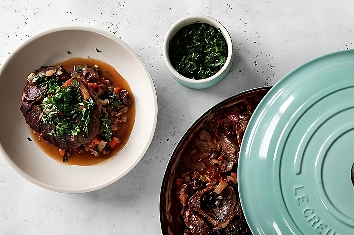 Ossobuco a la milanesa con gremolata