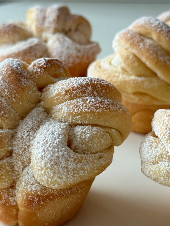 Receita de Brioche de Baunilha