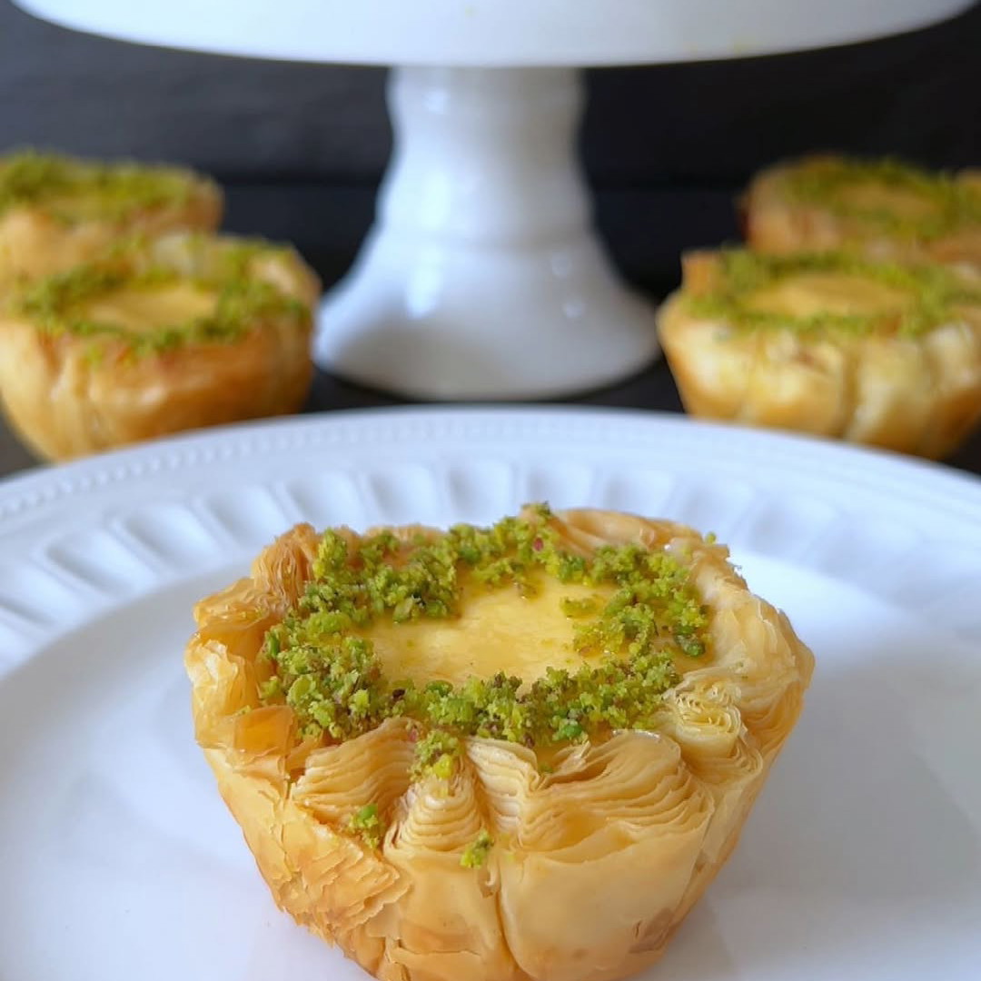 Baklava Cheesecake Tartelettes
