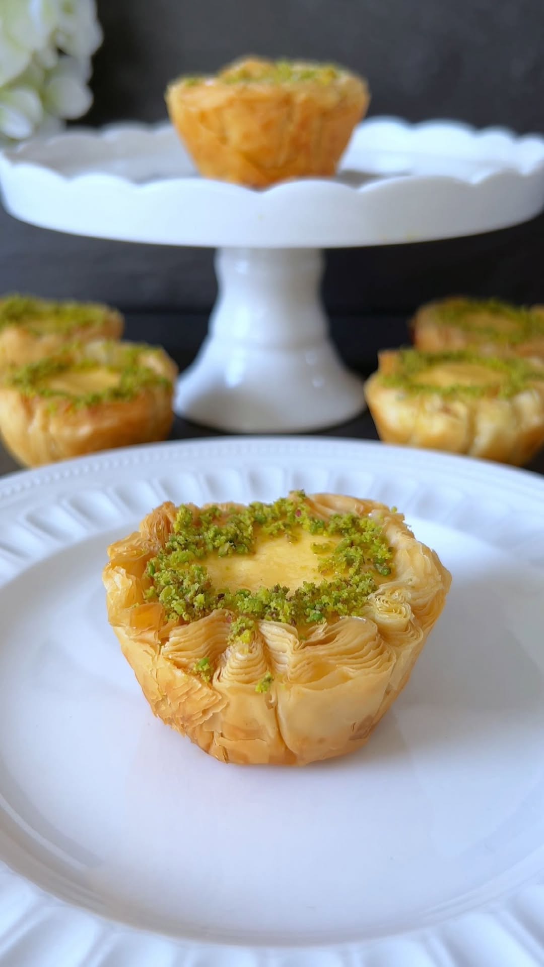 Baklava Cheesecake Tartelettes