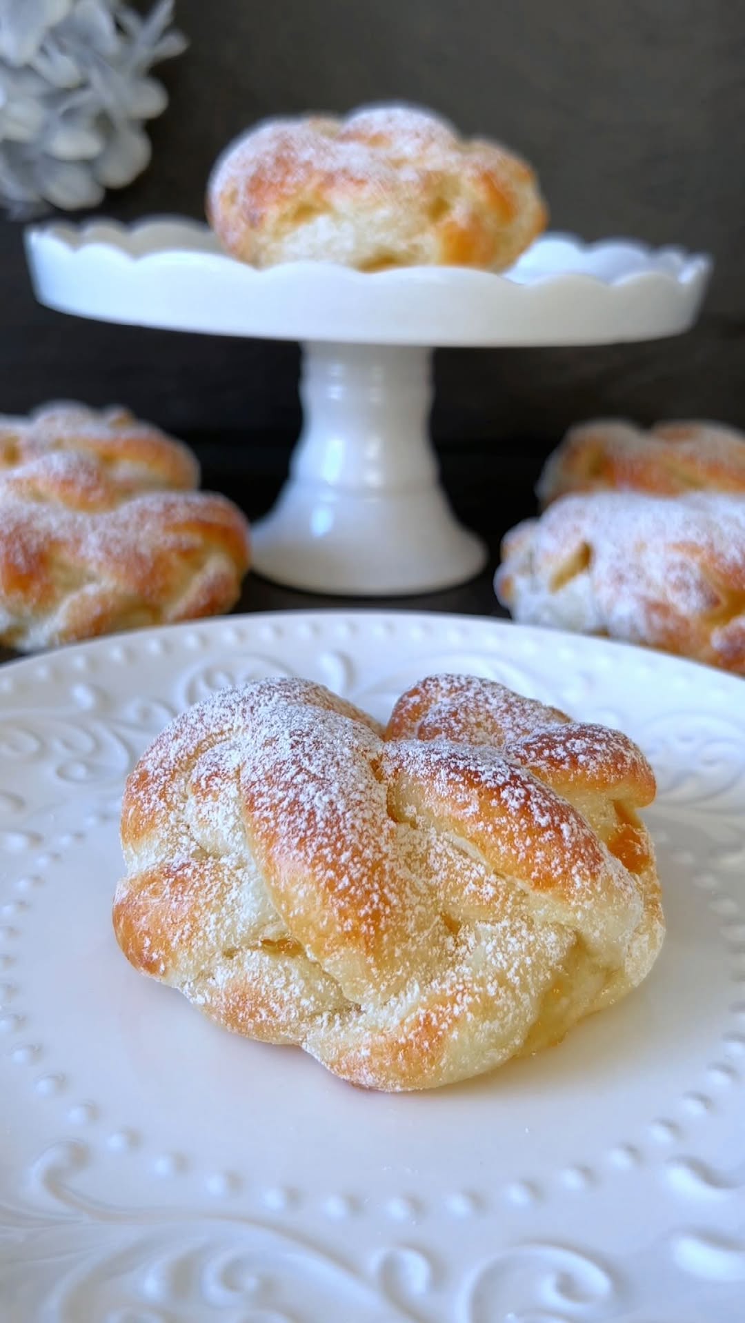 Aprikosenmarmelade Brötchen