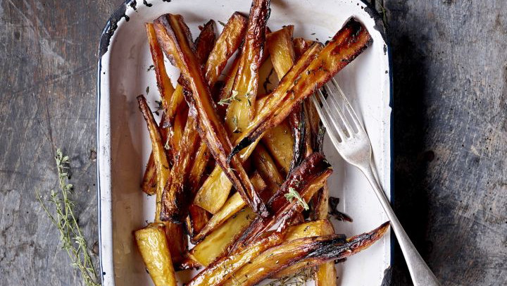 Image of Roasted Parsnips with Maple & Thyme