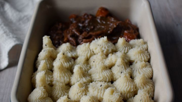 Image of Ox Cheek Cottage Pie With Celeriac Mash