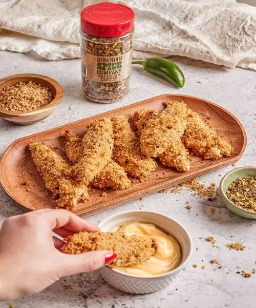Jalapeno Crispy Chicken with Trinidad Scorpion Spicy Mayo