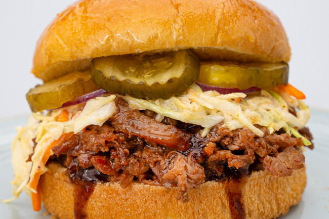 Image of Slow Cooker Pulled Pork Sammies