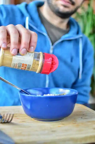 Image of Now for the toppings of the spicy couscous: