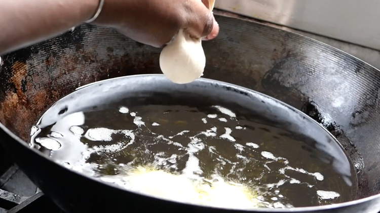 Image of Use a spoon or your hands to scoop small portions...
