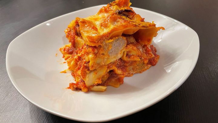 Image of A traditional Neapolitan Lasagna, which might not be the same as the lasagna you're used to...