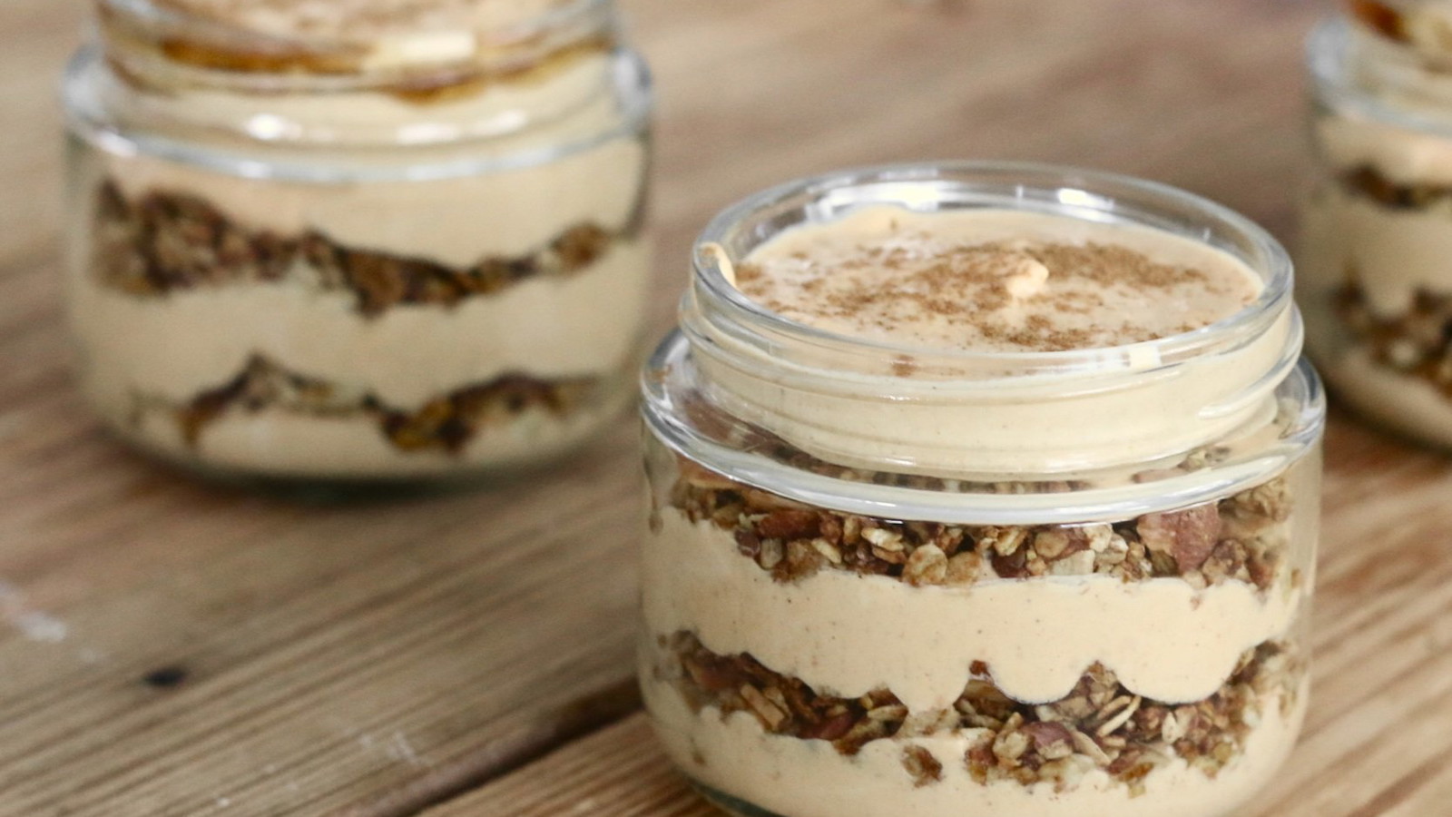 Maple Pumpkin Spice Parfaits
 &ndash; Painterland Sisters