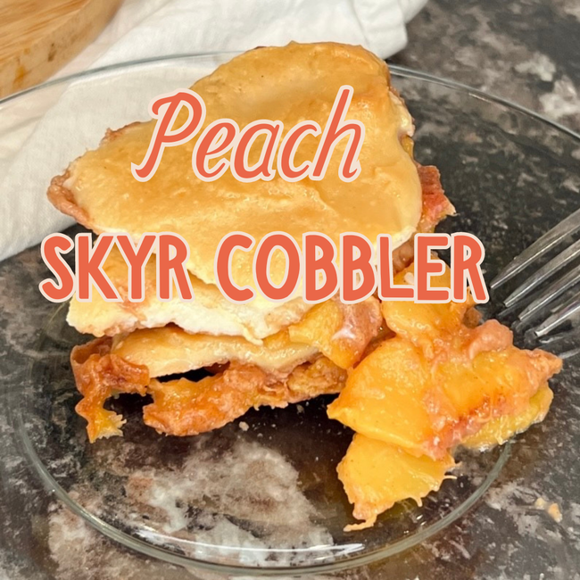 Image of Creamy Peach Cobbler