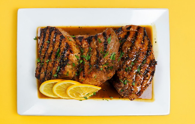 Image of Bourbon Orange Pork Chops