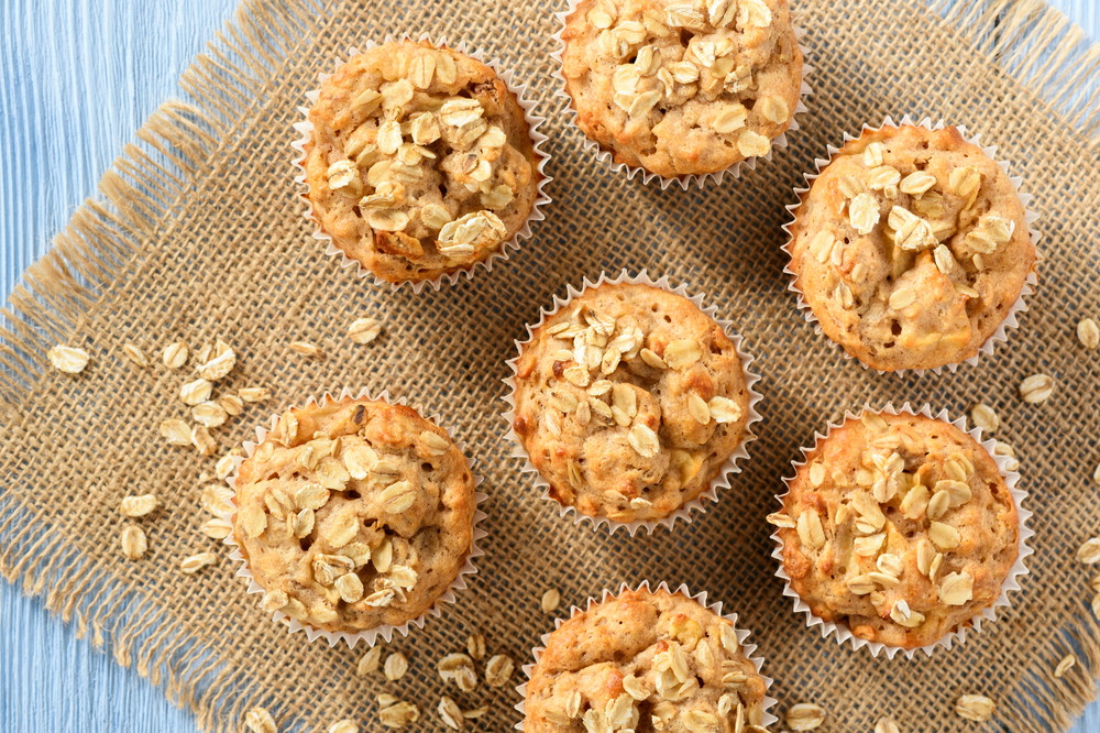 Healthy Oatmeal Muffins