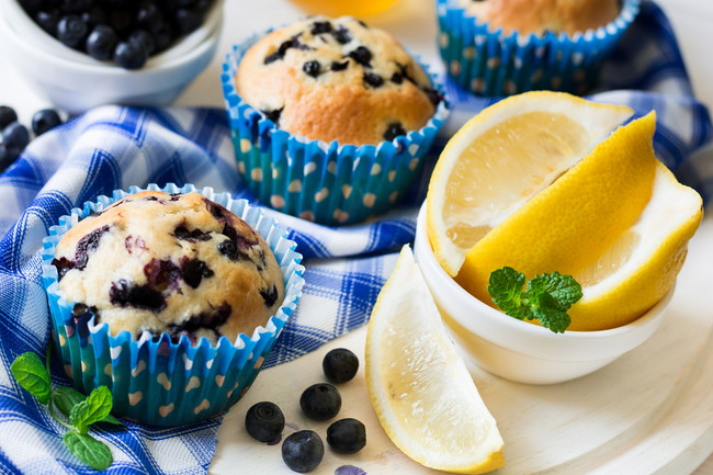 Lemon-blueberry Muffins