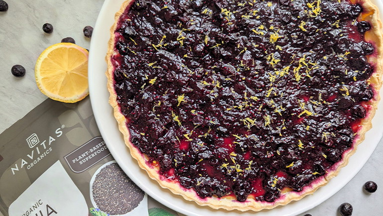 Image of Lemon Blueberry Pie Recipe