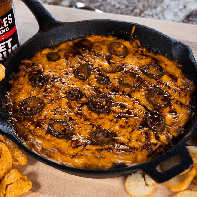 Cheesy pork dip