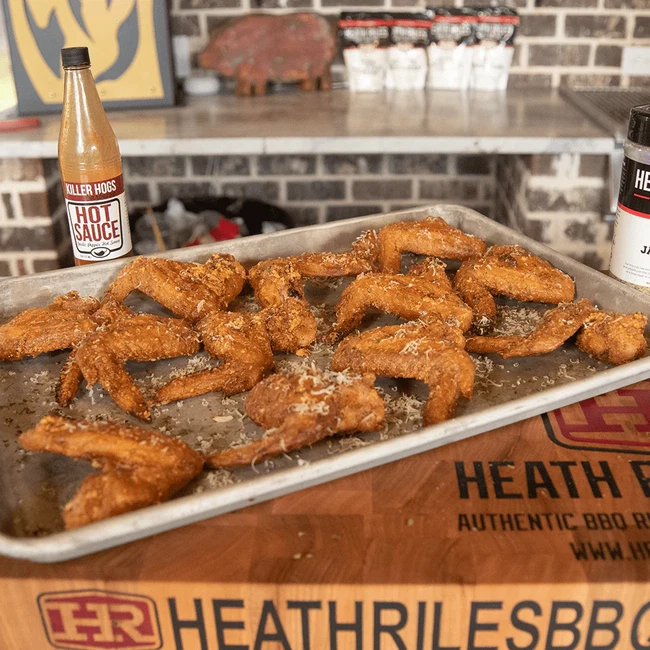 Spicy Garlic Parm Wings