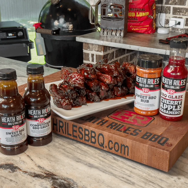 Easy Party Ribs on the Weber Kettle Grill