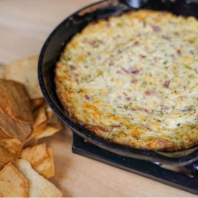 Smoked bacon blue cheese dip