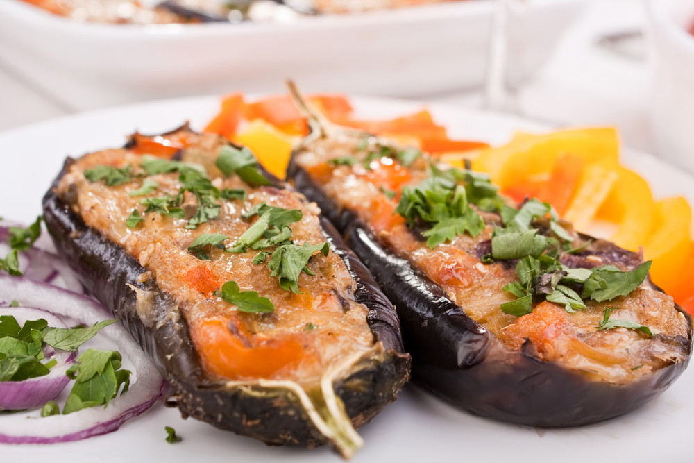 Stuffed Aubergine