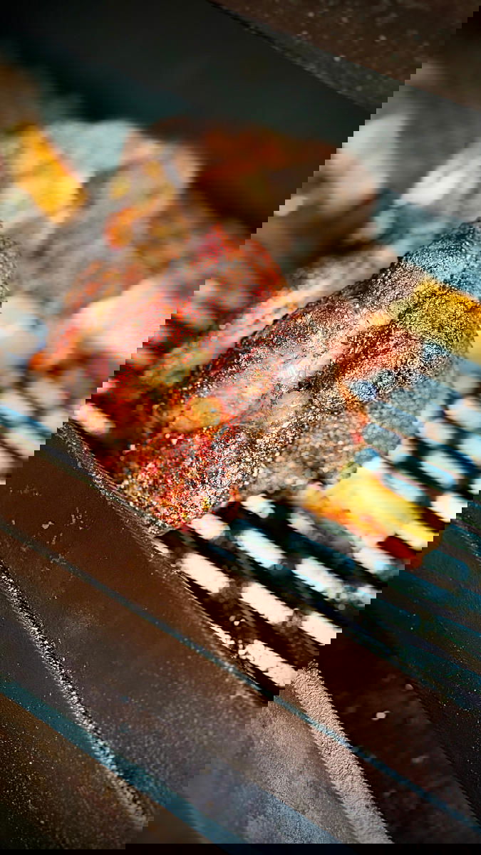 Image of Whilst that is warming up trim the tendon and any...