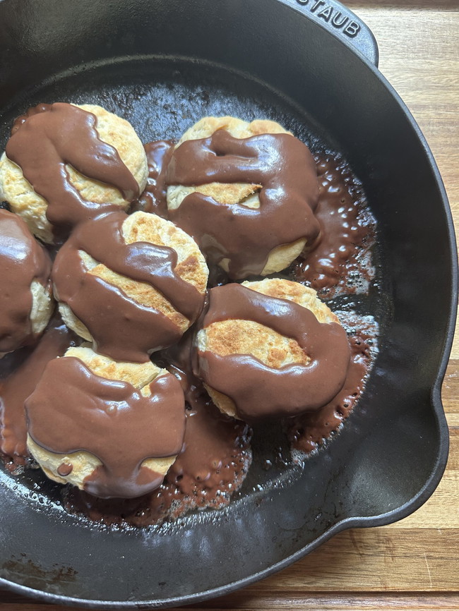 Biscuits and Chocolate Gravy